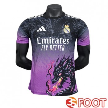 Maillot De Foot Real Madrid Special Edition Noir/Pourpre 2024/2025
