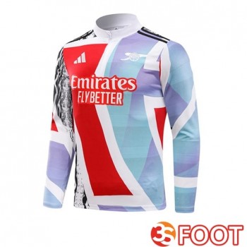 Training Sweatshirt Arsenal Rouge Blanc 2025/2026