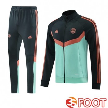 Ensemble Survetement De Foot - Veste Bayern Munich Vert 2025/2026