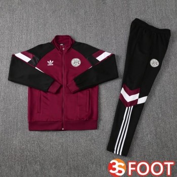 Ensemble Survetement De Foot - Veste AFC Ajax Rouge 2025/2026