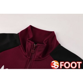 Ensemble Survetement De Foot - Veste AFC Ajax Rouge 2025/2026