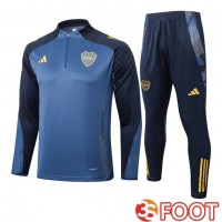 Ensemble Survetement De Foot Boca Juniors Bleu Royal 2025/2026