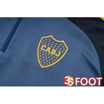 Ensemble Survetement De Foot Boca Juniors Bleu Royal 2025/2026