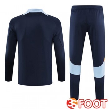 Ensemble Survetement De Foot Real Madrid Bleu Royal 2025/2026