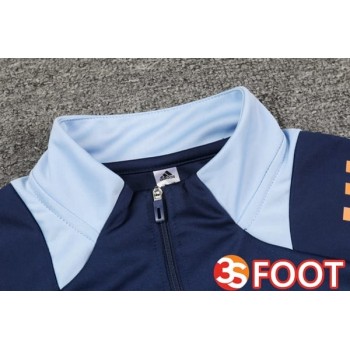 Ensemble Survetement De Foot Real Madrid Bleu Royal 2025/2026