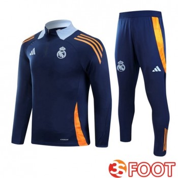 Ensemble Survetement De Foot Real Madrid Bleu Royal 2025/2026