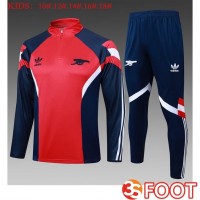 Ensemble Survetement De Foot Arsenal Enfant Rouge 2025/2026