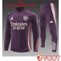 Ensemble Survetement De Foot Arsenal Enfant Pourpre 2025/2026