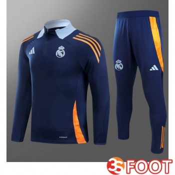 Ensemble Survetement De Foot Real Madrid Enfant Bleu Royal 2025/2026