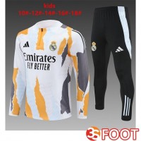 Ensemble Survetement De Foot Real Madrid Enfant Blanc 2025/2026