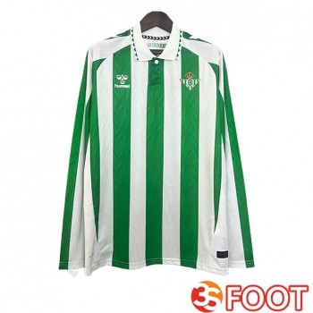 Maillot De Foot Real Betis Manches Longues Domicile 2024/2025