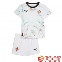 Maillot Foot Equipe De Portugal Enfant Exterieur Blanc 2025/2026