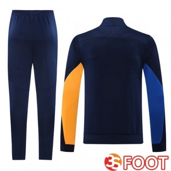 Ensemble Survetement De Foot - Veste Marseille OM Bleu Royal 2025/2026