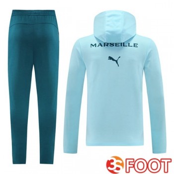 Survetement De Foot - Coupe Vent Marseille OM Bleu 2025/2026