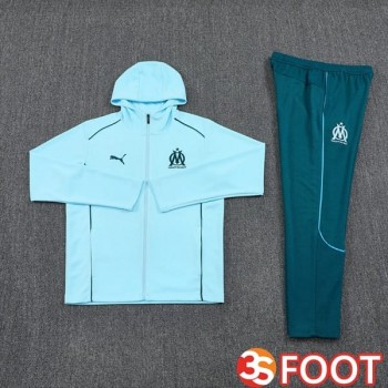 Survetement De Foot - Coupe Vent Marseille OM Bleu 2025/2026
