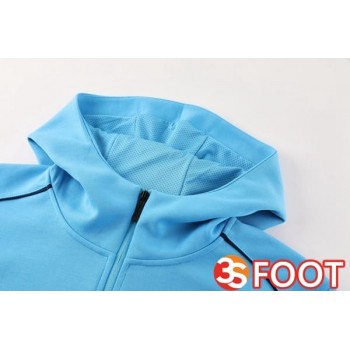 Survetement De Foot - Coupe Vent Manchester City Bleu 2025/2026