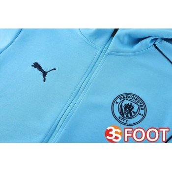 Survetement De Foot - Coupe Vent Manchester City Bleu 2025/2026
