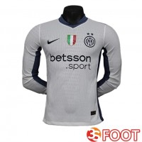 Maillot De Foot Inter Milan Manches Longues Exterieur 2024/2025
