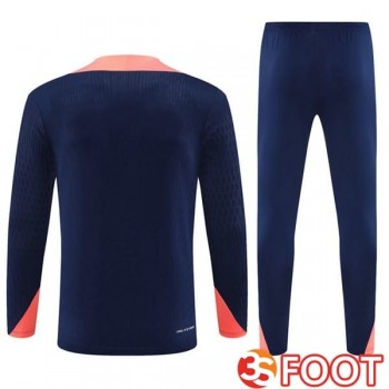 Ensemble Survetement De Foot FC Barcelone Bleu Royal 2025/2026