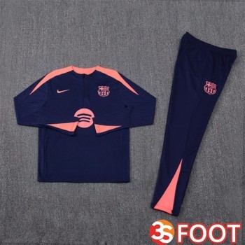 Ensemble Survetement De Foot FC Barcelone Bleu Royal 2025/2026