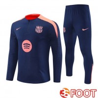 Ensemble Survetement De Foot FC Barcelone Bleu Royal 2025/2026