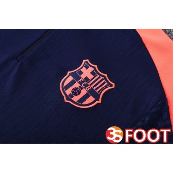 Ensemble Survetement De Foot FC Barcelone Bleu Royal 2025/2026
