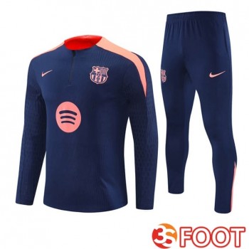 Ensemble Survetement De Foot FC Barcelone Bleu Royal 2025/2026