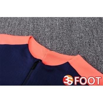 Ensemble Survetement De Foot FC Barcelone Bleu Royal 2025/2026