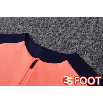 Ensemble Survetement De Foot FC Barcelone Orange 2025/2026