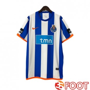 Maillot De Foot FC Porto Retro Domicile Blanc Bleu 2010-2011