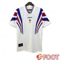 Maillot De Foot France Retro Exterieur Blanc 1996