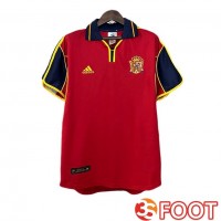 Maillot De Foot Espagne Retro Domicile Rouge 2000