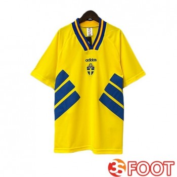 Maillot De Foot Suede Retro Domicile Jaune 1994