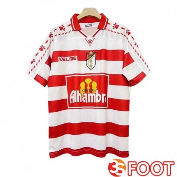 Maillot De Foot Granada CF Retro Domicile Blanc Rouge 1997-1998