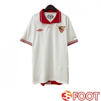 Maillot De Foot Sevilla FC Retro Domicile Blanc 2012-2013