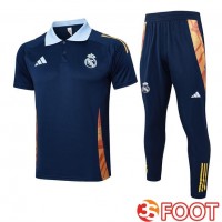 Ensemble Polo Real Madrid + Pantalon Bleu Royal 2025/2026
