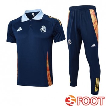 Ensemble Polo Real Madrid + Pantalon Bleu Royal 2025/2026