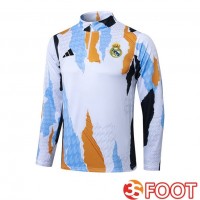 Training Sweatshirt Real Madrid Blanc Jaune 2025/2026