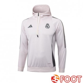 Sweat A Capuche Real Madrid Rose 2025/2026