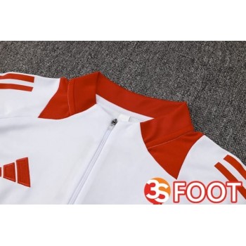 Ensemble Survetement De Foot SC Internacional Blanc 2025/2026