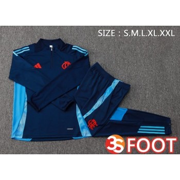 Ensemble Survetement De Foot Flamengo Bleu Royal 2025/2026