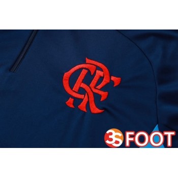 Ensemble Survetement De Foot Flamengo Bleu Royal 2025/2026