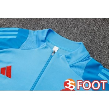 Ensemble Survetement De Foot Flamengo Bleu 2025/2026