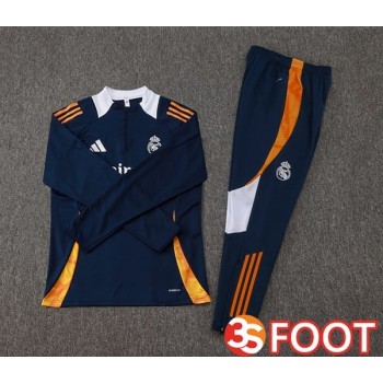 Ensemble Survetement De Foot Real Madrid Bleu Royal 2025/2026