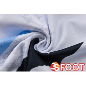 Ensemble Survetement De Foot Real Madrid Blanc Jaune 2025/2026