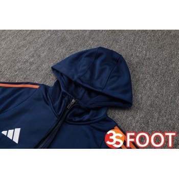 Survetement De Foot - Sweat A Capuche Manchester United Bleu Royal 2025/2026