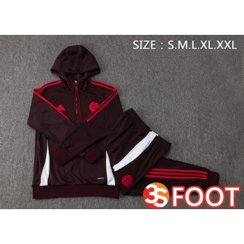 Survetement De Foot - Sweat A Capuche Bayern Munich Rouge 2025/2026
