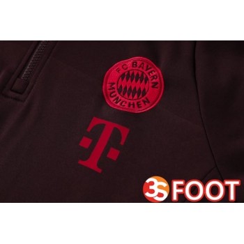 Survetement De Foot - Sweat A Capuche Bayern Munich Rouge 2025/2026