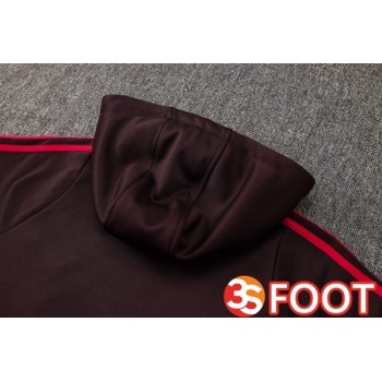 Survetement De Foot - Sweat A Capuche Bayern Munich Rouge 2025/2026