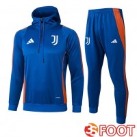 Survetement De Foot - Sweat A Capuche Juventus Bleu 2025/2026
